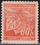 Czech Republic 1941 Flora 80 H Orange Scott 50